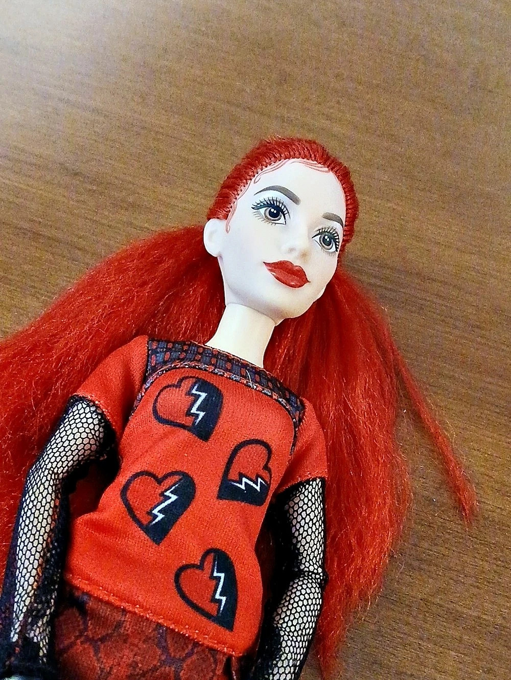 Disney Descendants Rise Of Red Dressed Doll Daughter of The Queen of Hearts